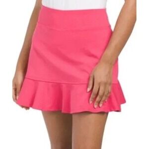 Tommy Bahama‎ Skort Skirt Pink UPF 50 Flounce Golf Tennis Pickleball Women's XL
